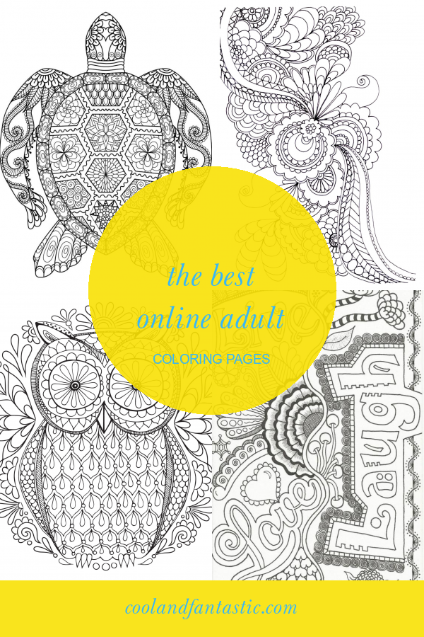 55 Adult Coloring Pages Online 46