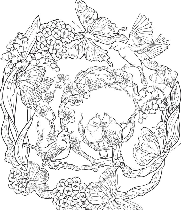 55 Adult Coloring Pages Online 48