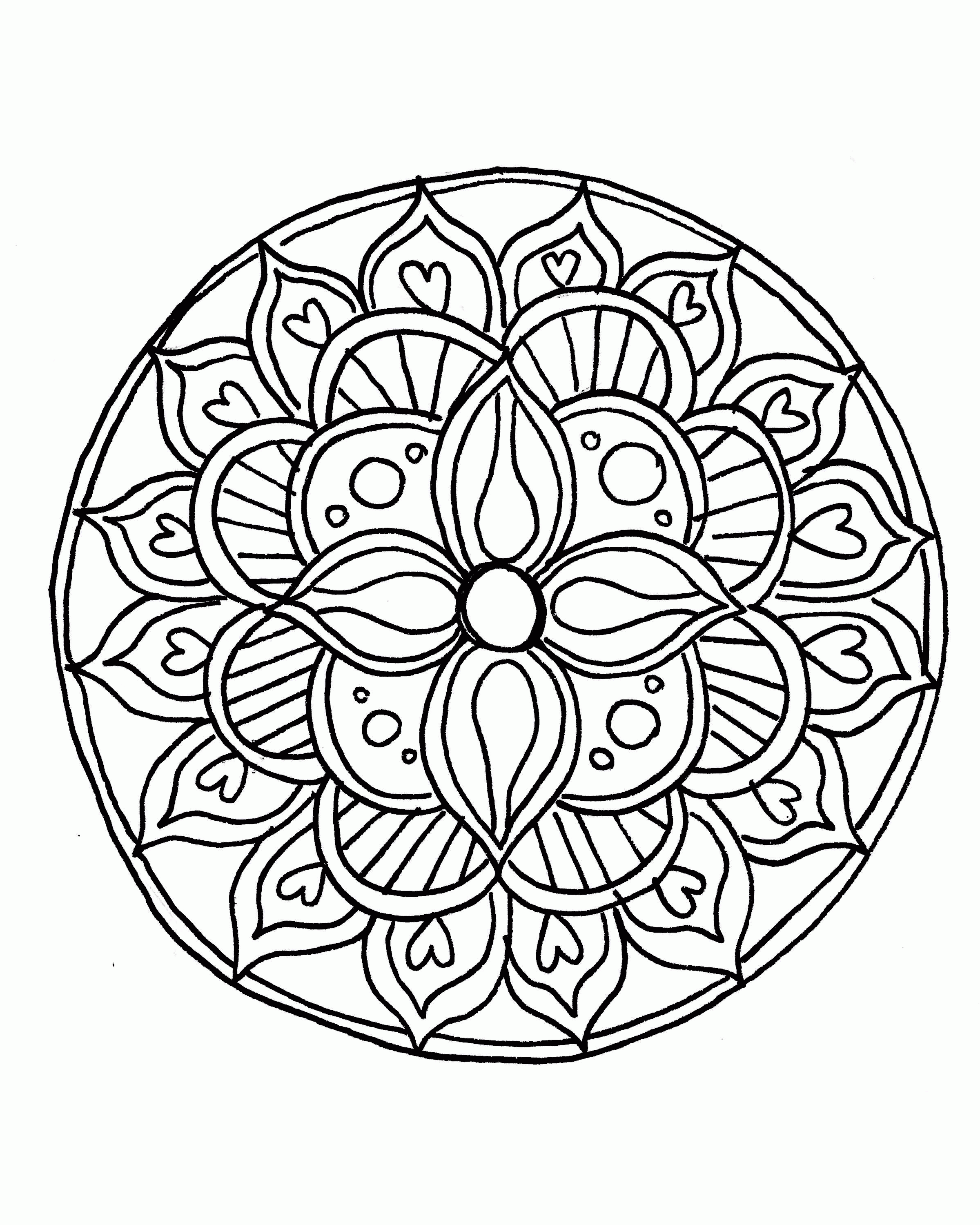 55 Coloring Mandalas Free Printable 49