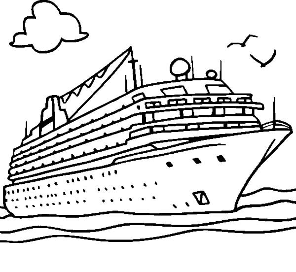 55 Coloring Pages Cruise Ship 37