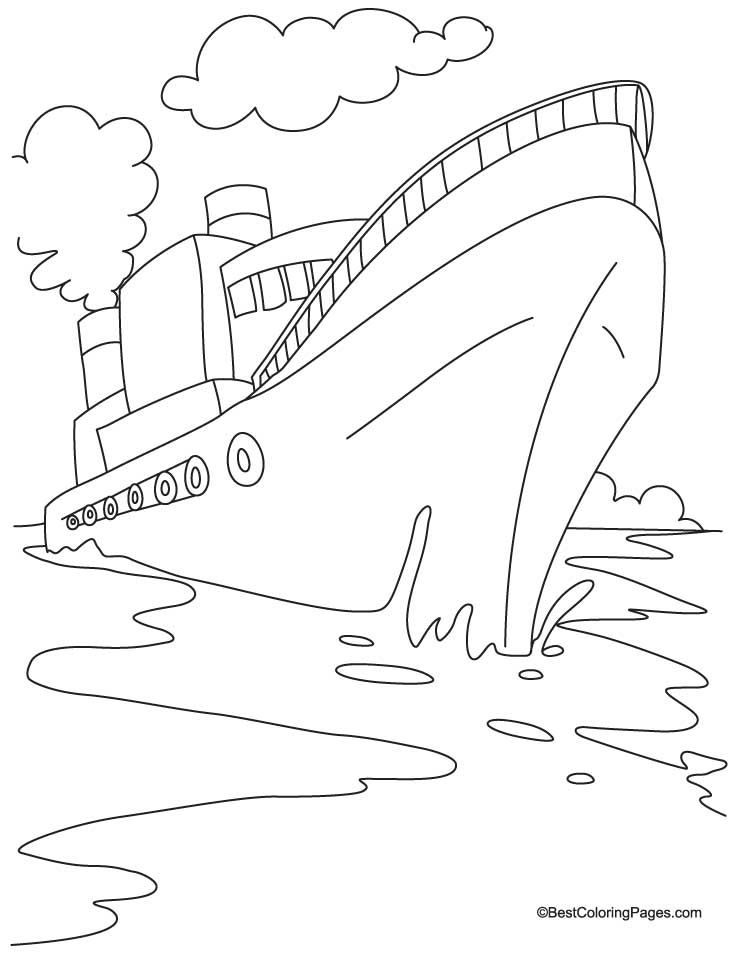 55 Coloring Pages Cruise Ship 39