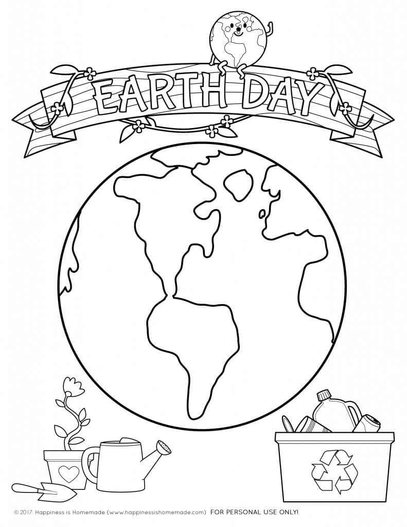 55 Earth Day Coloring Sheet 26