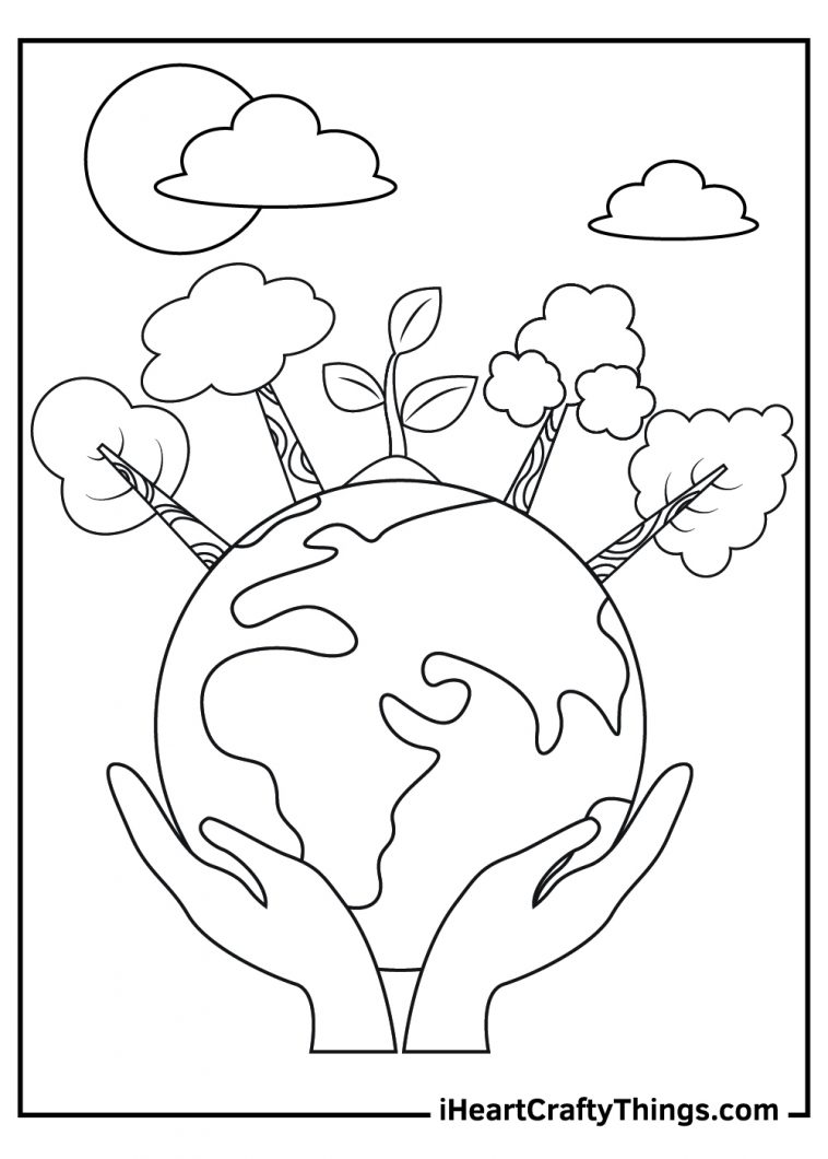 55 Earth Day Coloring Sheet 27