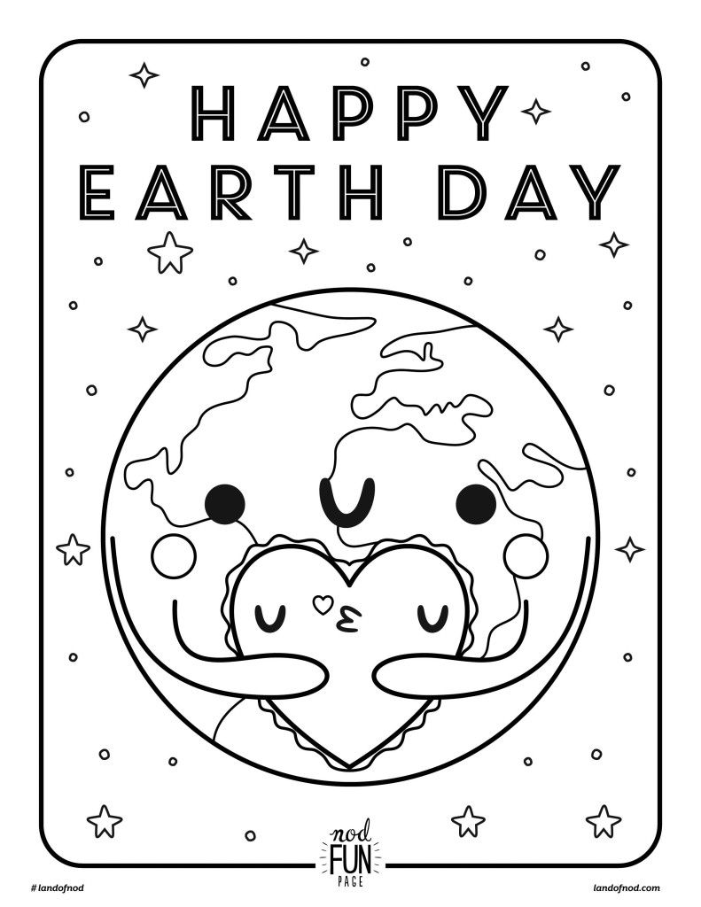 55 Earth Day Coloring Sheet 34