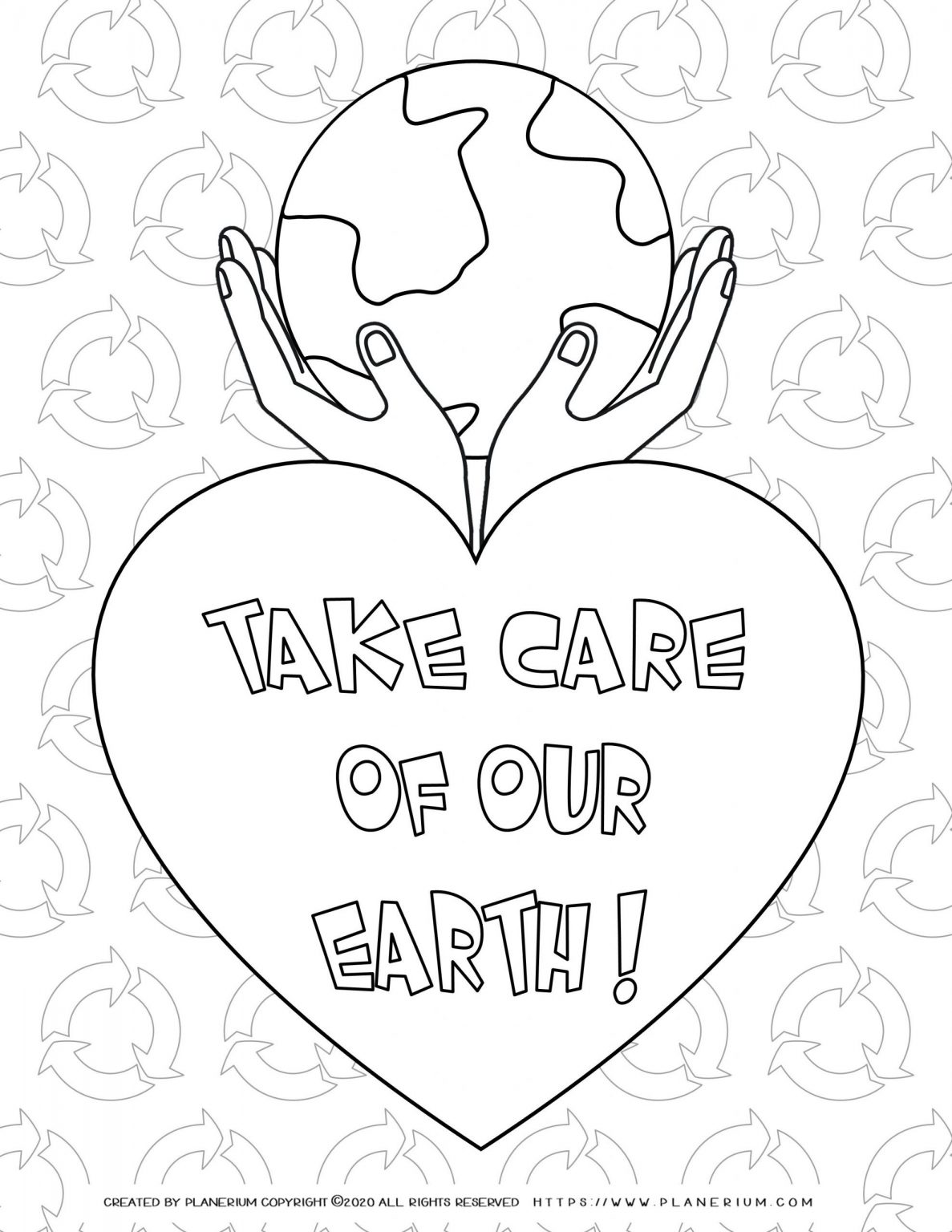 55 Earth Day Coloring Sheet 37