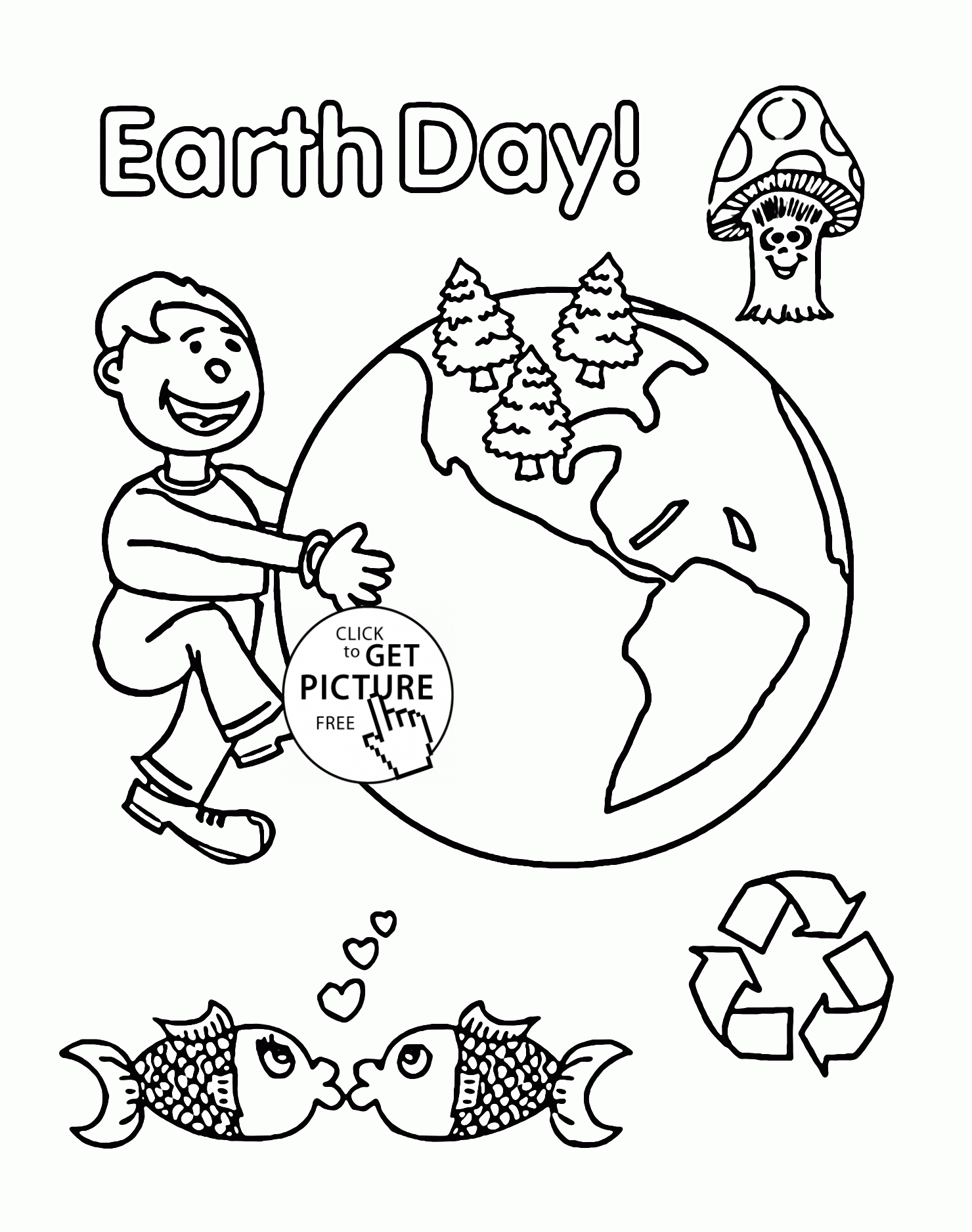 55 Earth Day Coloring Sheet 39