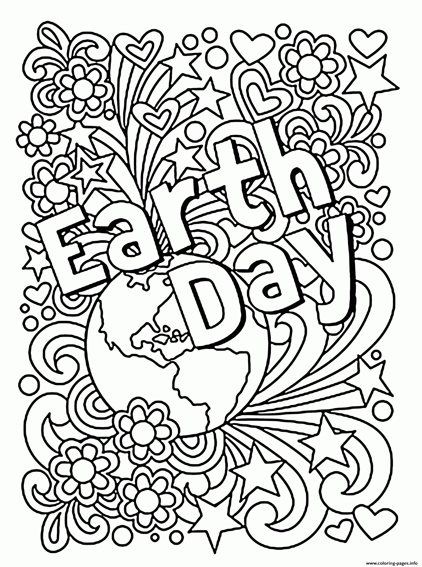 55 Earth Day Coloring Sheet 49