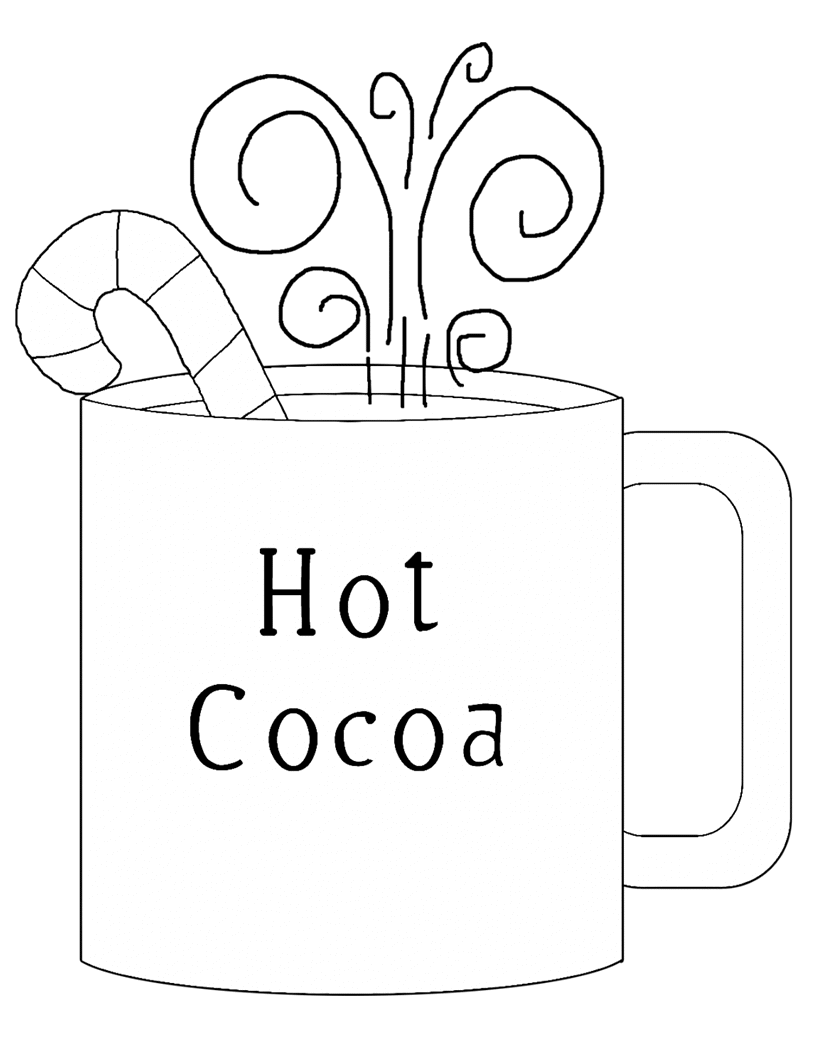 55 Hot Chocolate Coloring Page 3