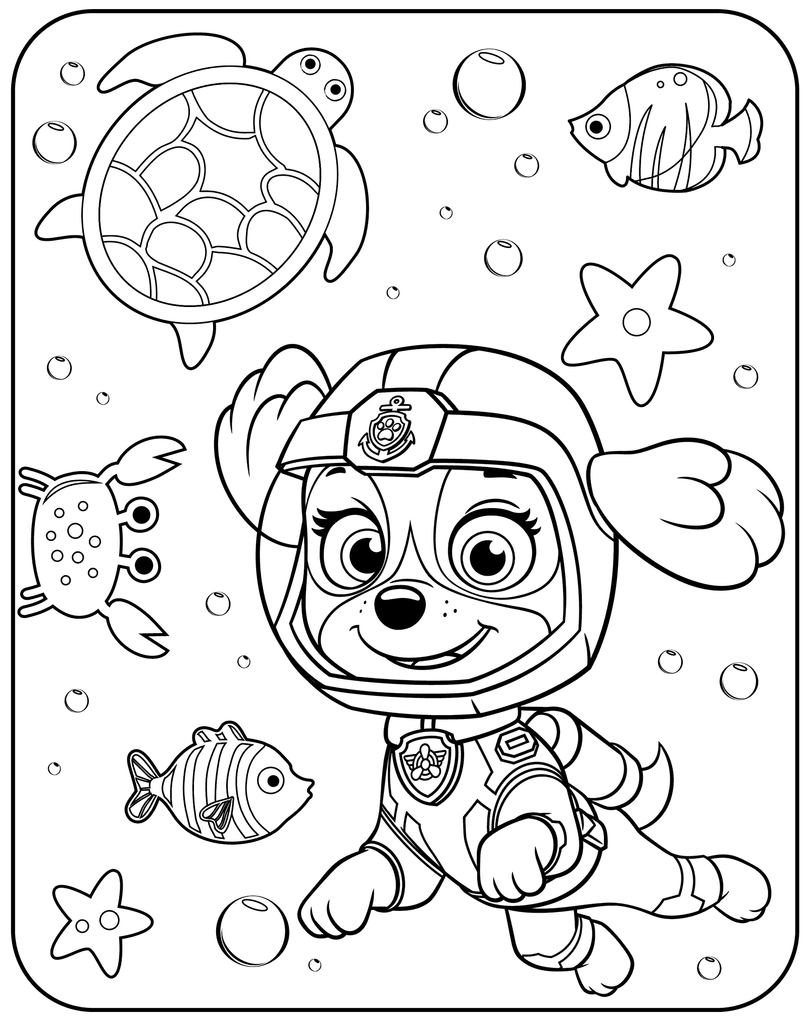 55 Skye Paw Patrol Coloring 22