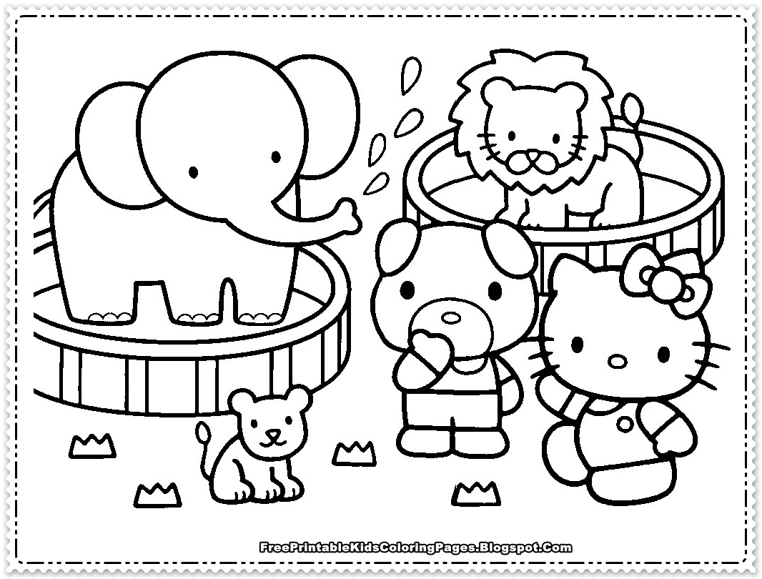 56 Color Pages Hello Kitty Printables 14