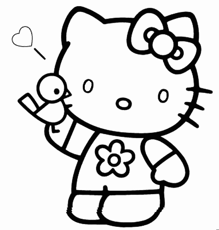 56 Color Pages Hello Kitty Printables 17