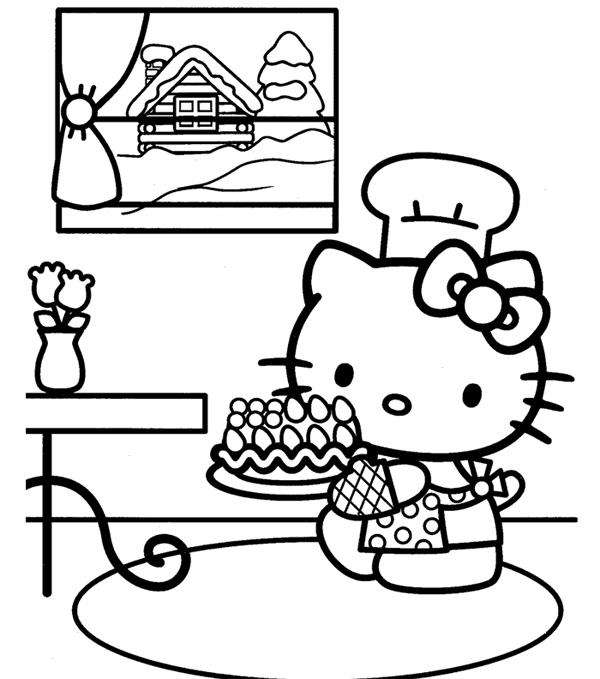 56 Color Pages Hello Kitty Printables 21