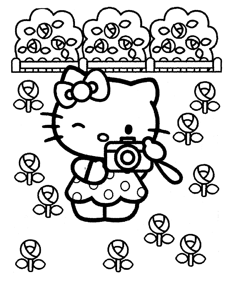 56 Color Pages Hello Kitty Printables 30