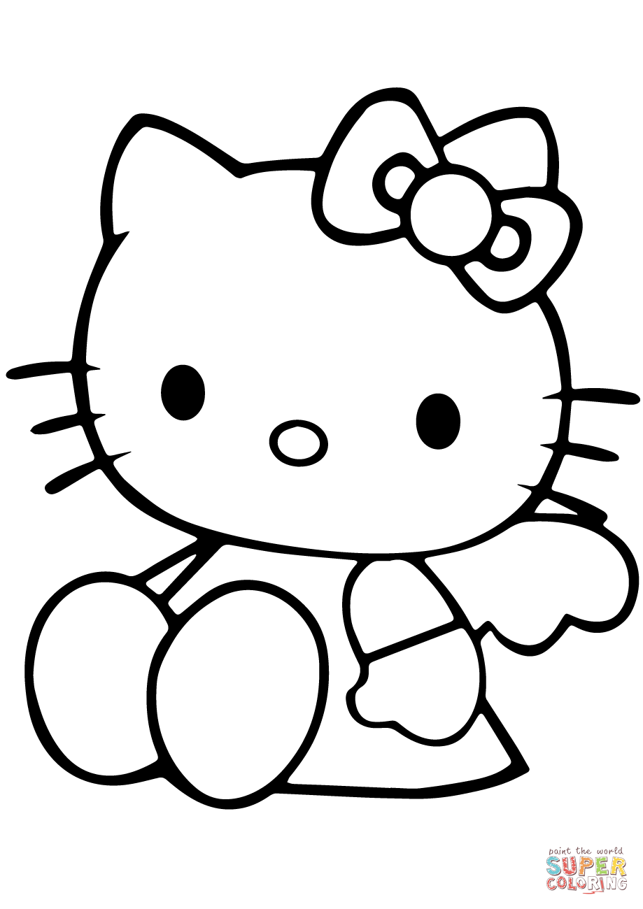 56 Color Pages Hello Kitty Printables 32