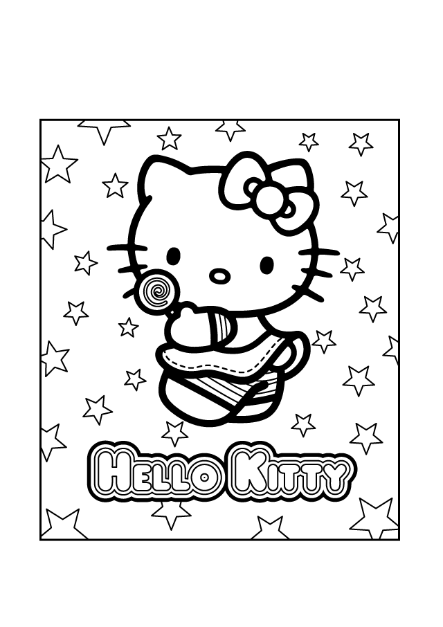 56 Color Pages Hello Kitty Printables 34