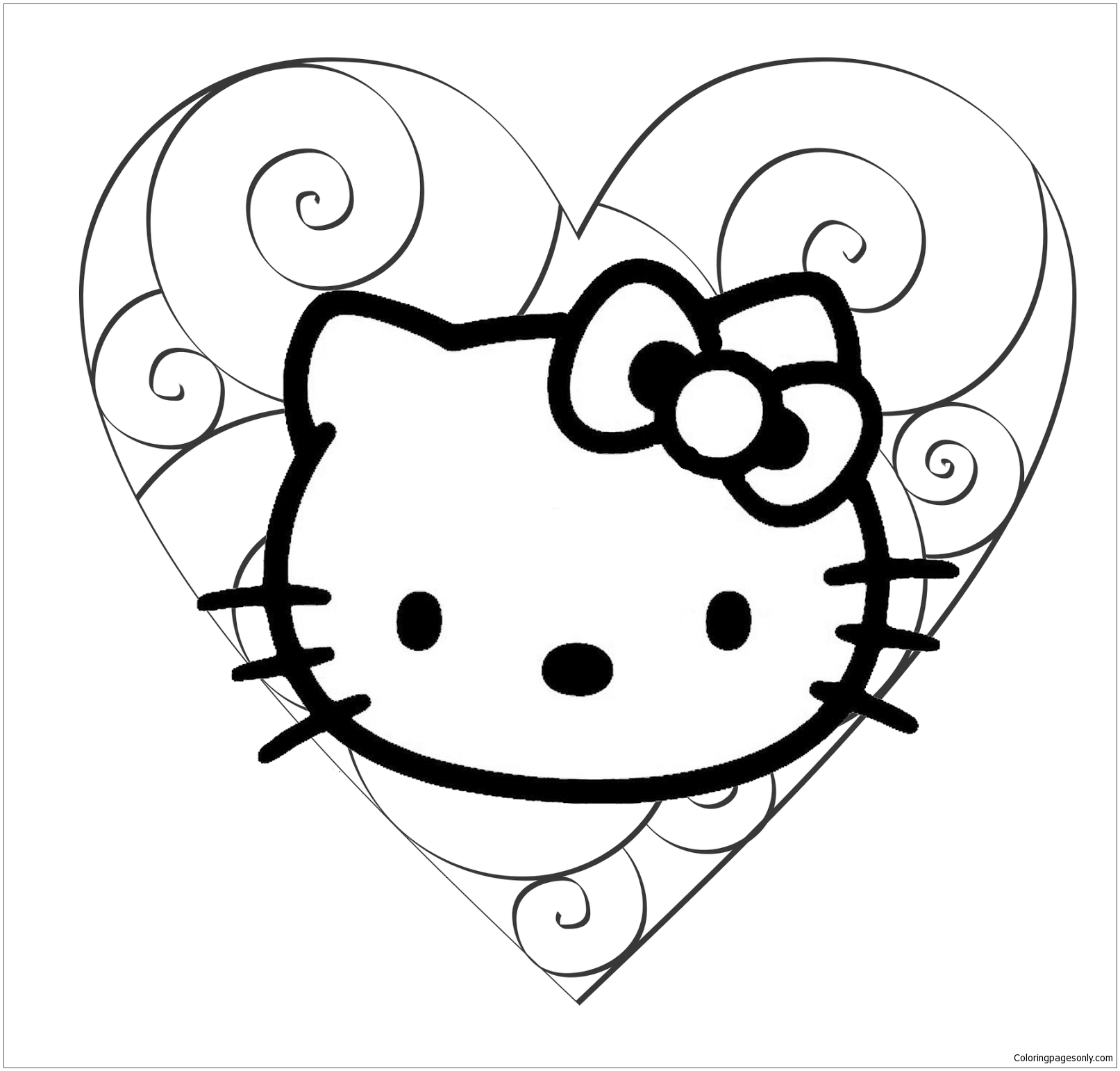 56 Color Pages Hello Kitty Printables 36