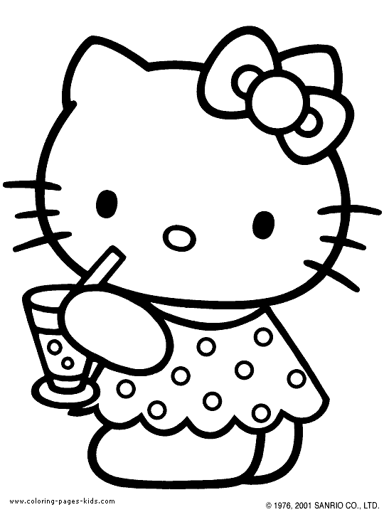 56 Color Pages Hello Kitty Printables 38