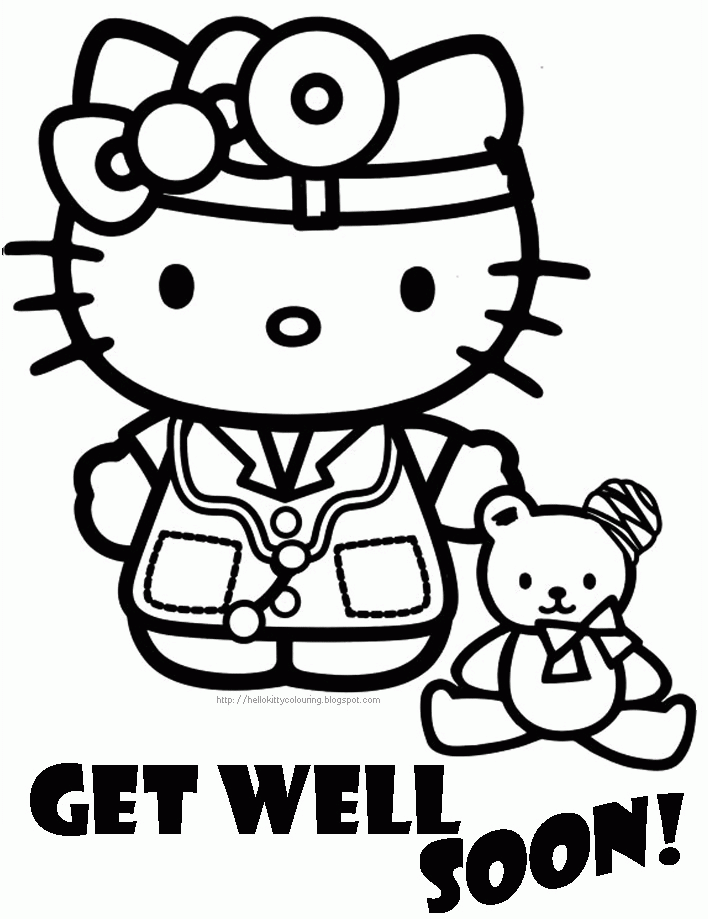 56 Color Pages Hello Kitty Printables 4