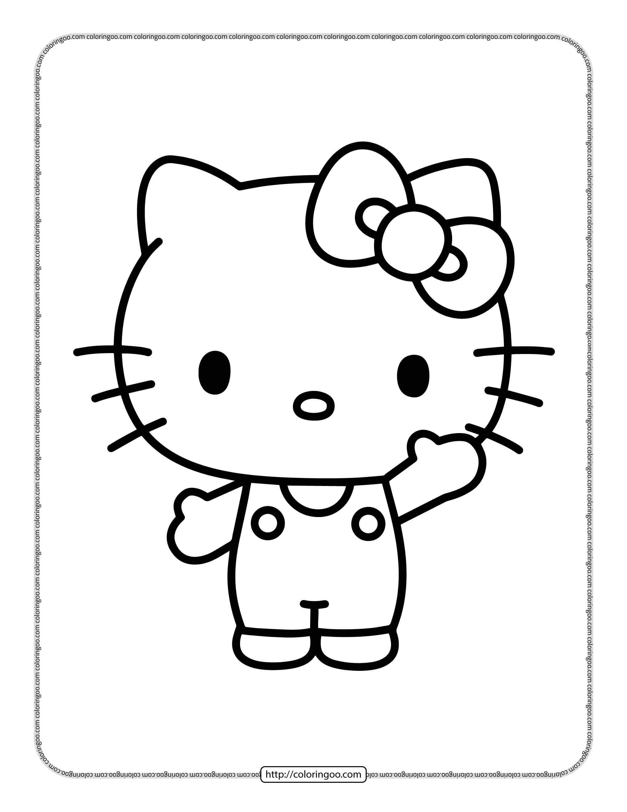 56 Color Pages Hello Kitty Printables 40