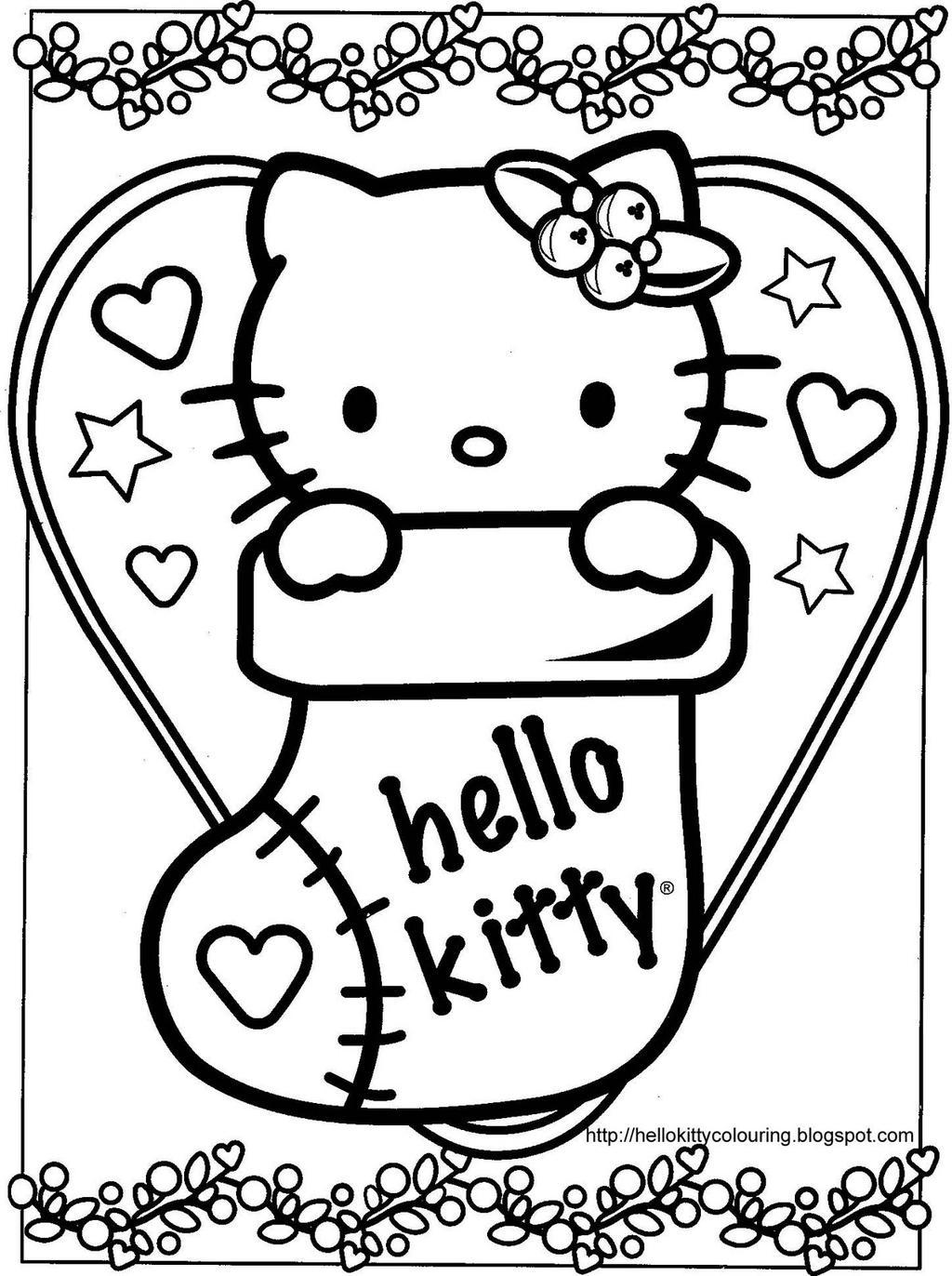 56 Color Pages Hello Kitty Printables 45