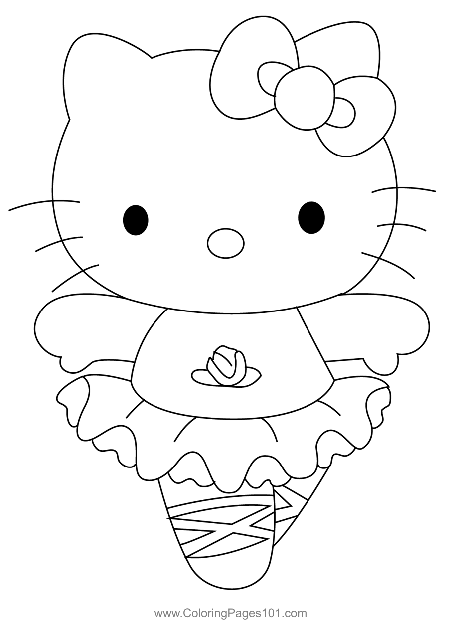 56 Color Pages Hello Kitty Printables 49