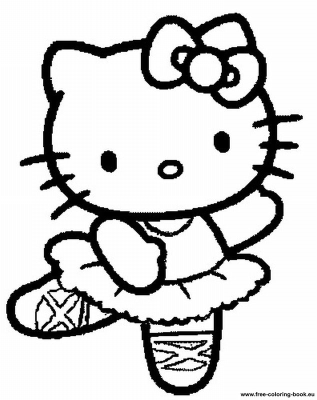 56 Color Pages Hello Kitty Printables 6