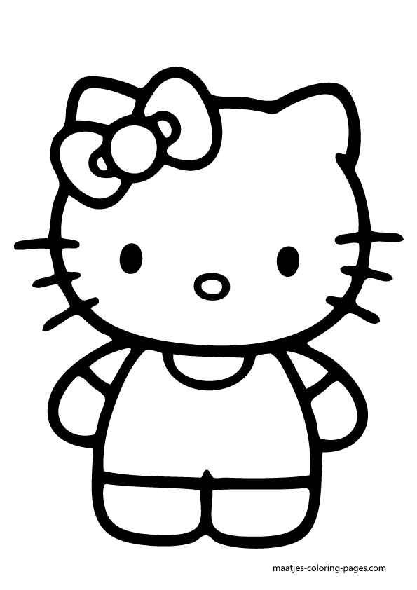 56 Color Pages Hello Kitty Printables 7