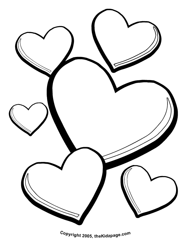 61 Heart Free Coloring Pages 21