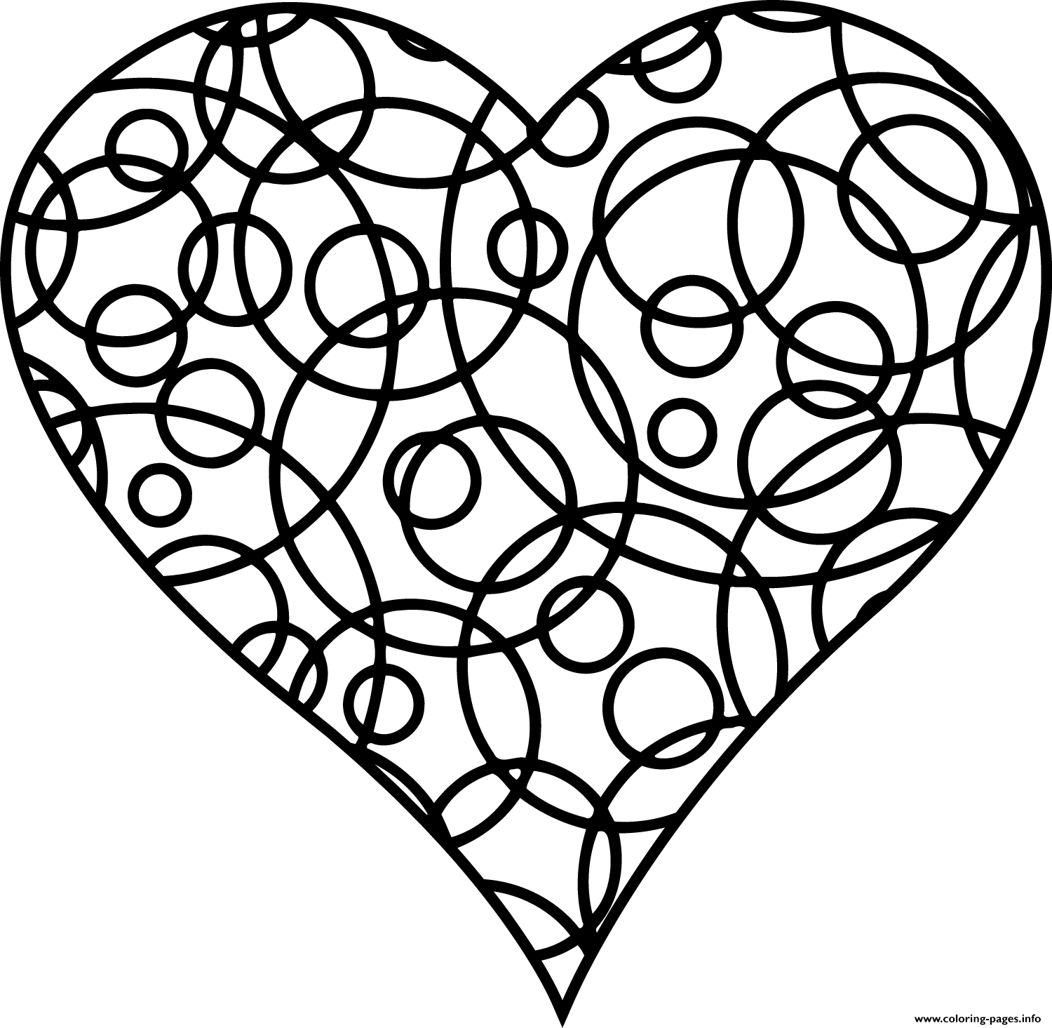 61 Heart Free Coloring Pages 38