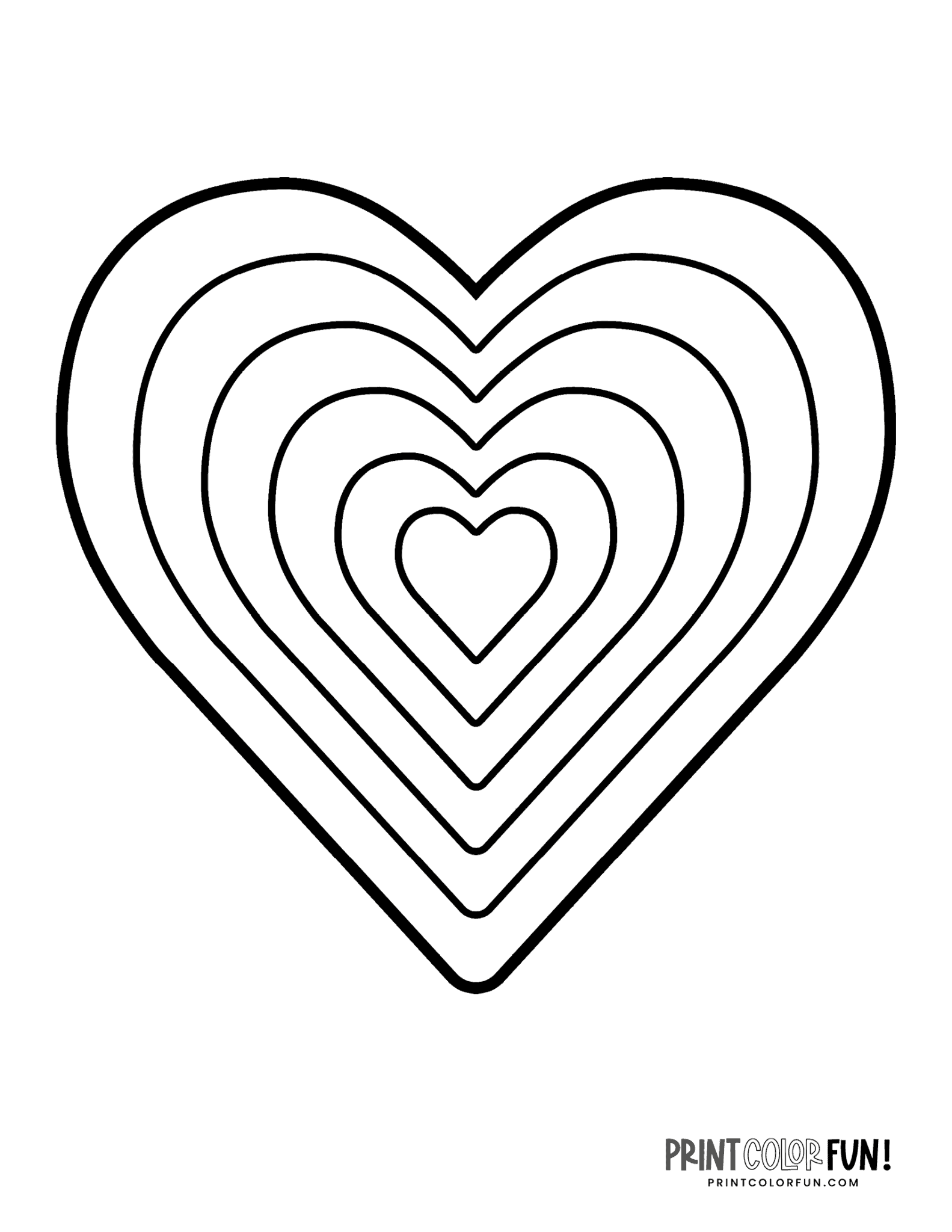 61 Heart Free Coloring Pages 57