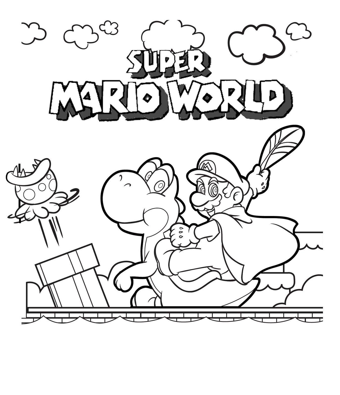 61 Mario Coloring Pages Pdf 13