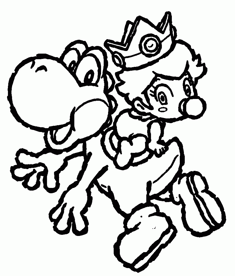 61 Mario Coloring Pages Pdf 24