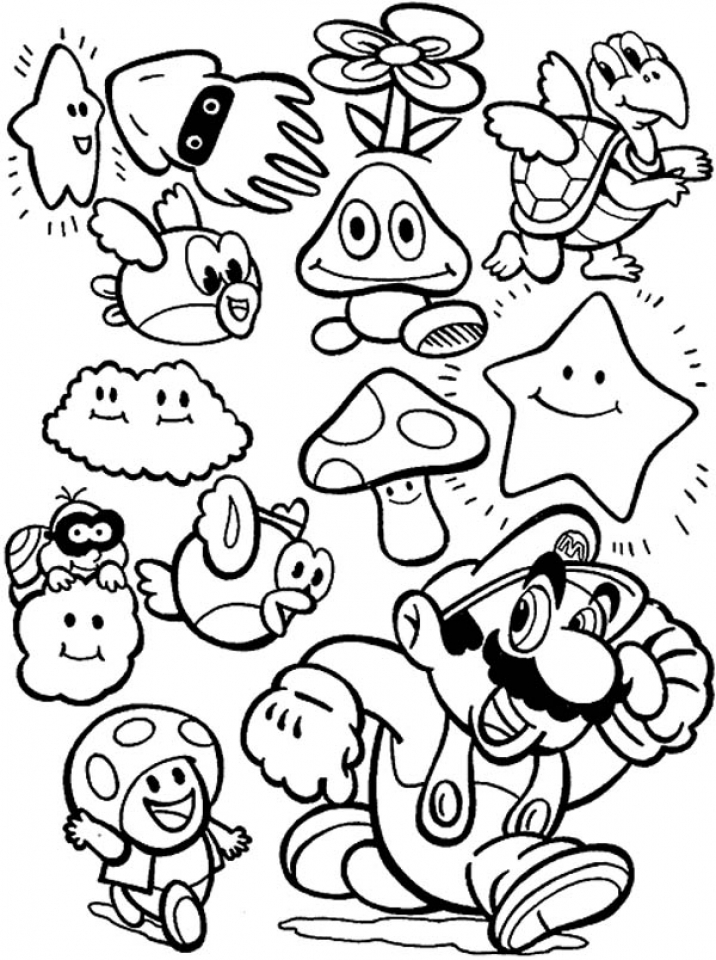 61 Mario Coloring Pages Pdf 30