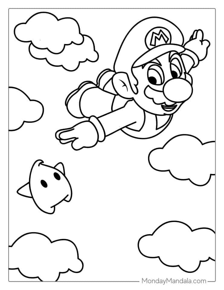 61 Mario Coloring Pages Pdf 38