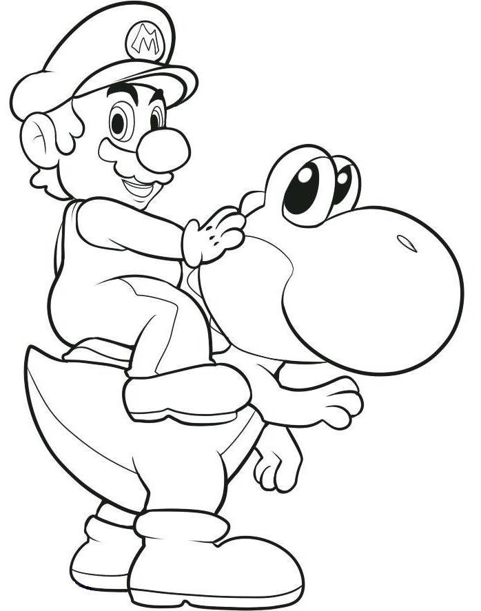 61 Mario Coloring Pages Pdf 42