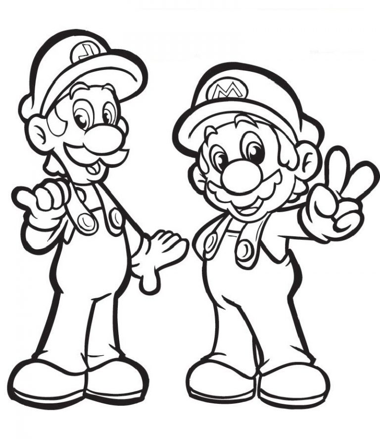 61 Mario Coloring Pages Pdf 63