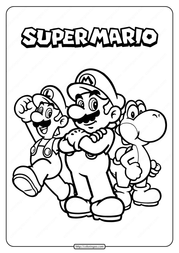 61 Mario Coloring Pages Pdf 9