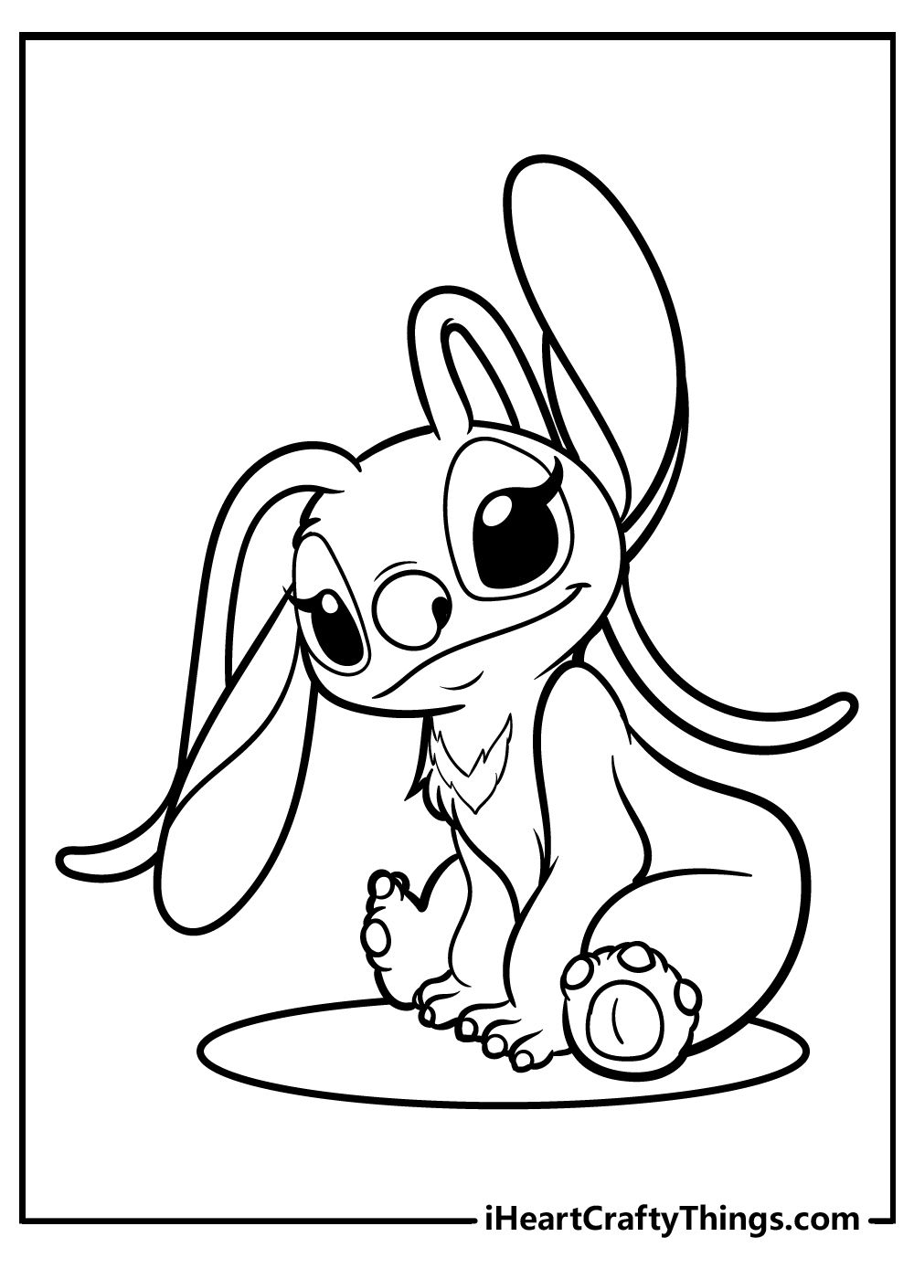 61 Stitch Christmas Coloring Pages 59