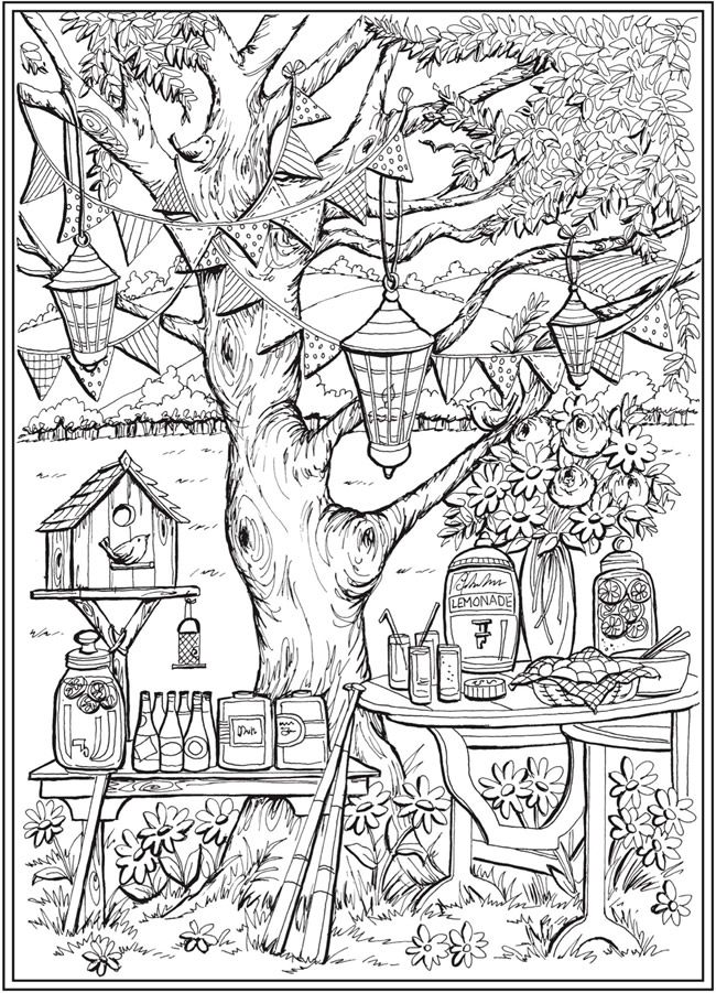 45 Adult Fall Coloring Sheets 68