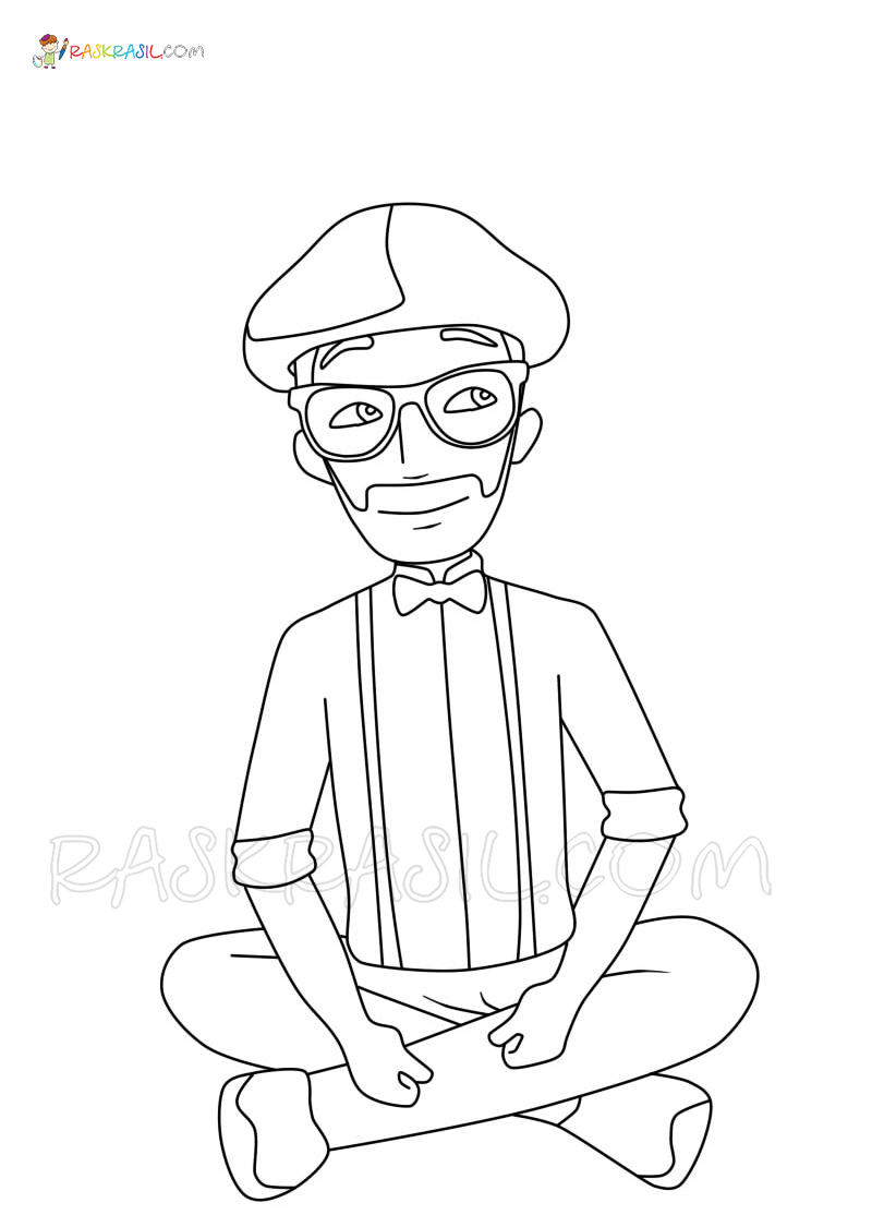 55 Blippi And Meekah Coloring Pages 30