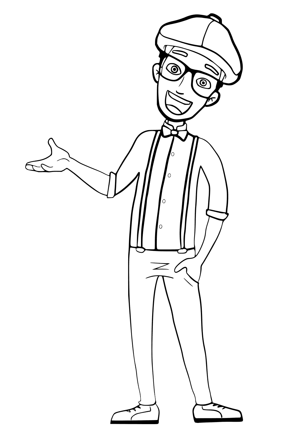 55 Blippi And Meekah Coloring Pages 39