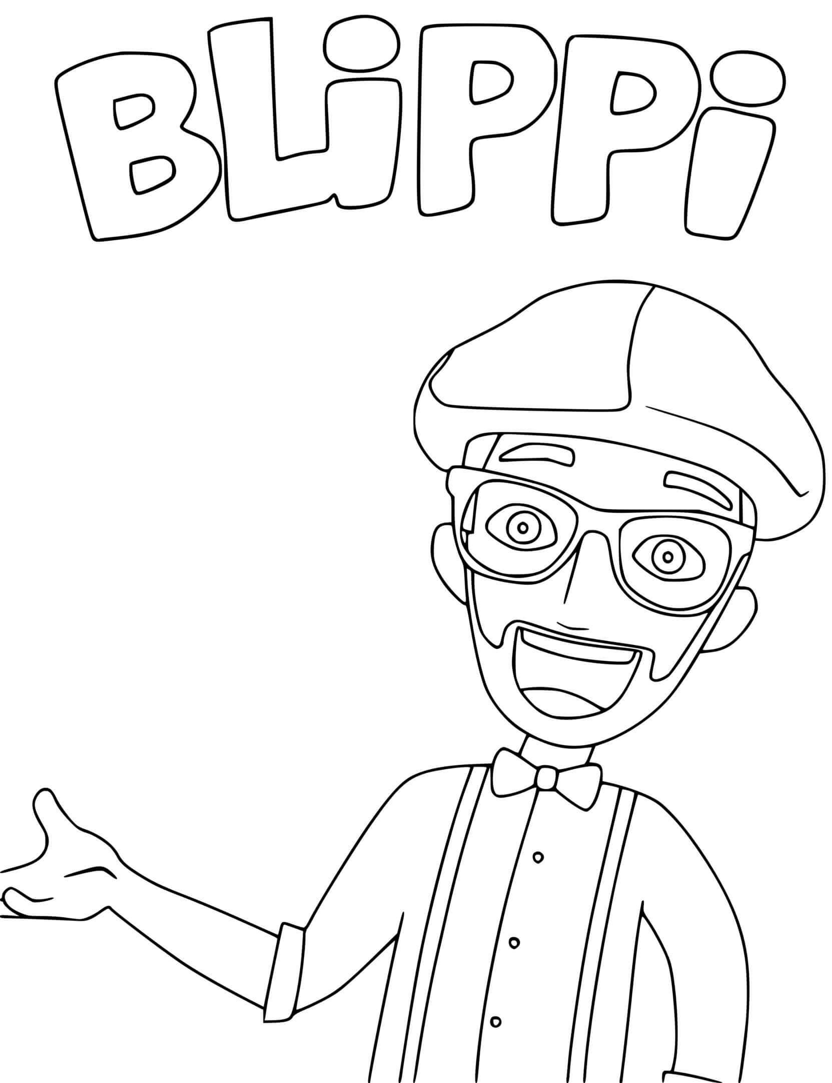 55 Blippi And Meekah Coloring Pages 64