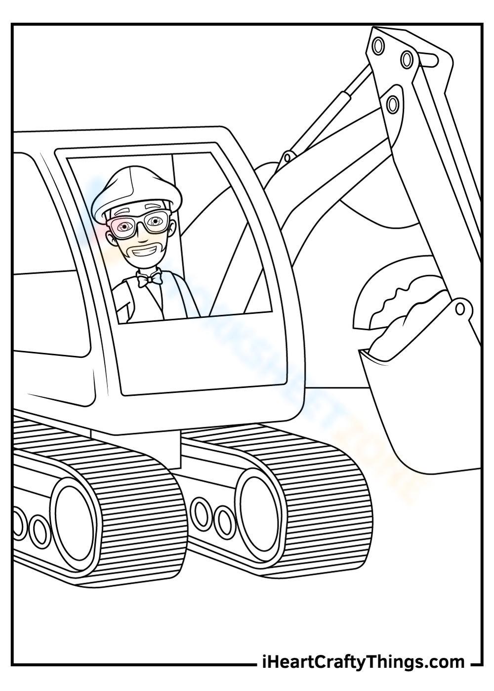 55 Blippi And Meekah Coloring Pages 65