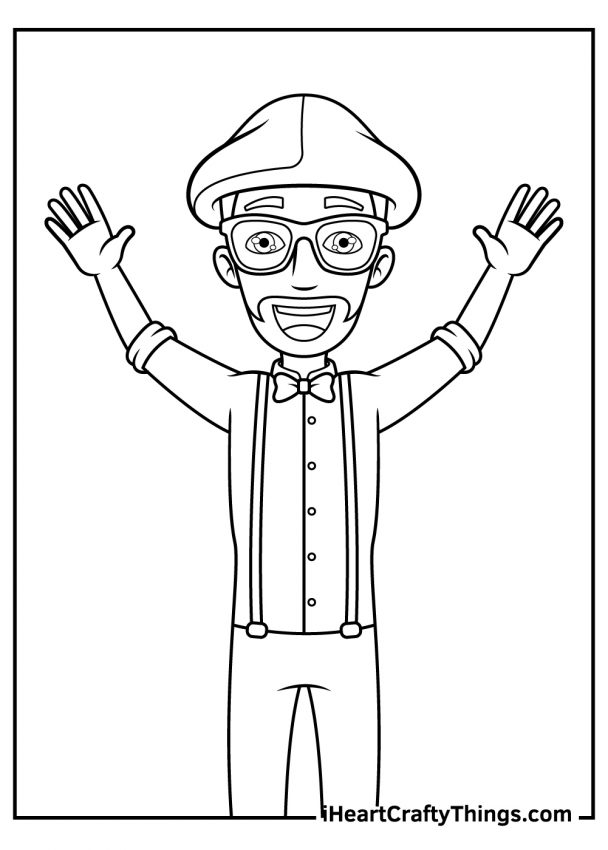 55 Blippi And Meekah Coloring Pages 66