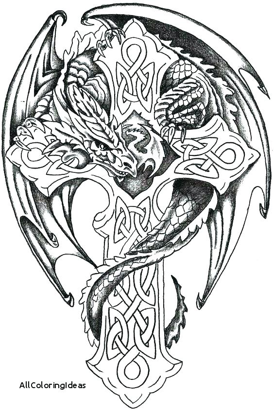 55 Coloring Pages For Tattoos 15