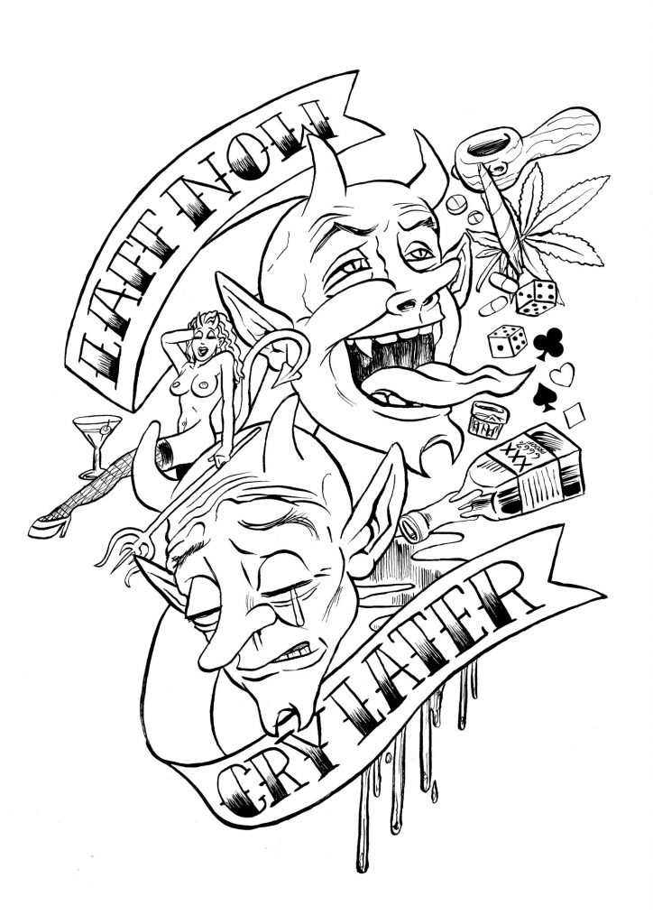 55 Coloring Pages For Tattoos 61