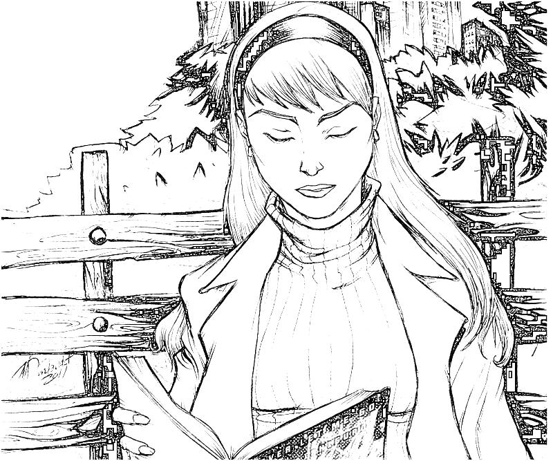 55 Gwen Stacy Coloring Page 31