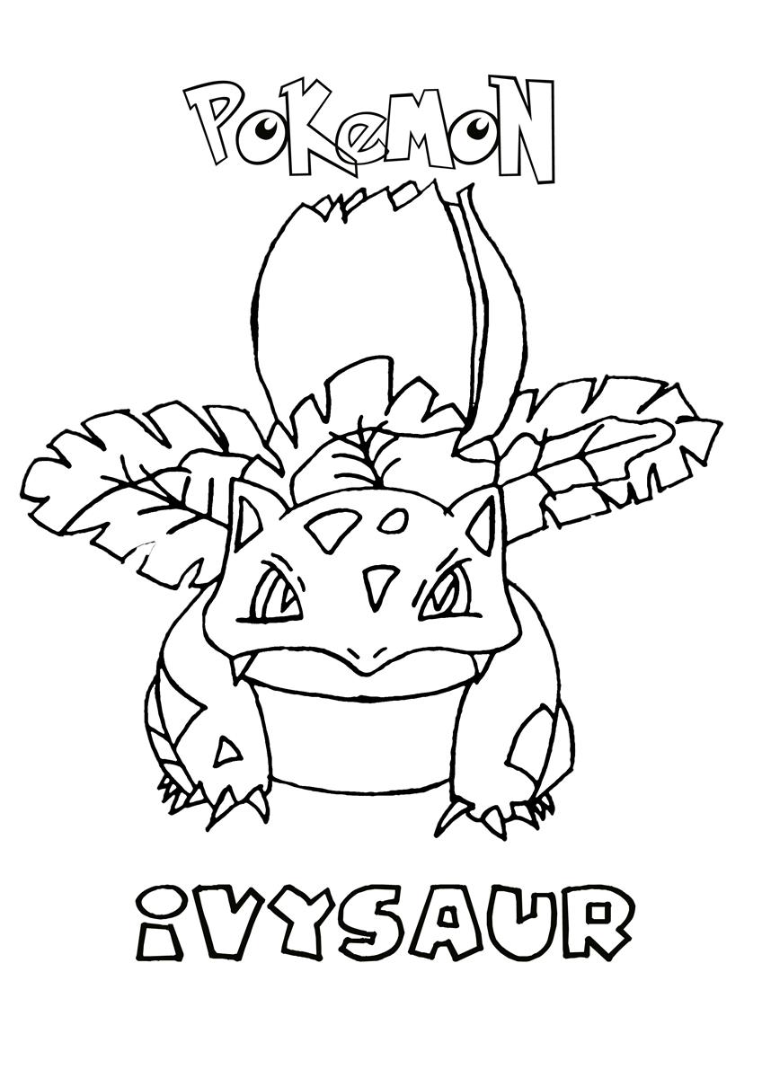 80 Printable Bulbasaur Pokemon Coloring Page 28