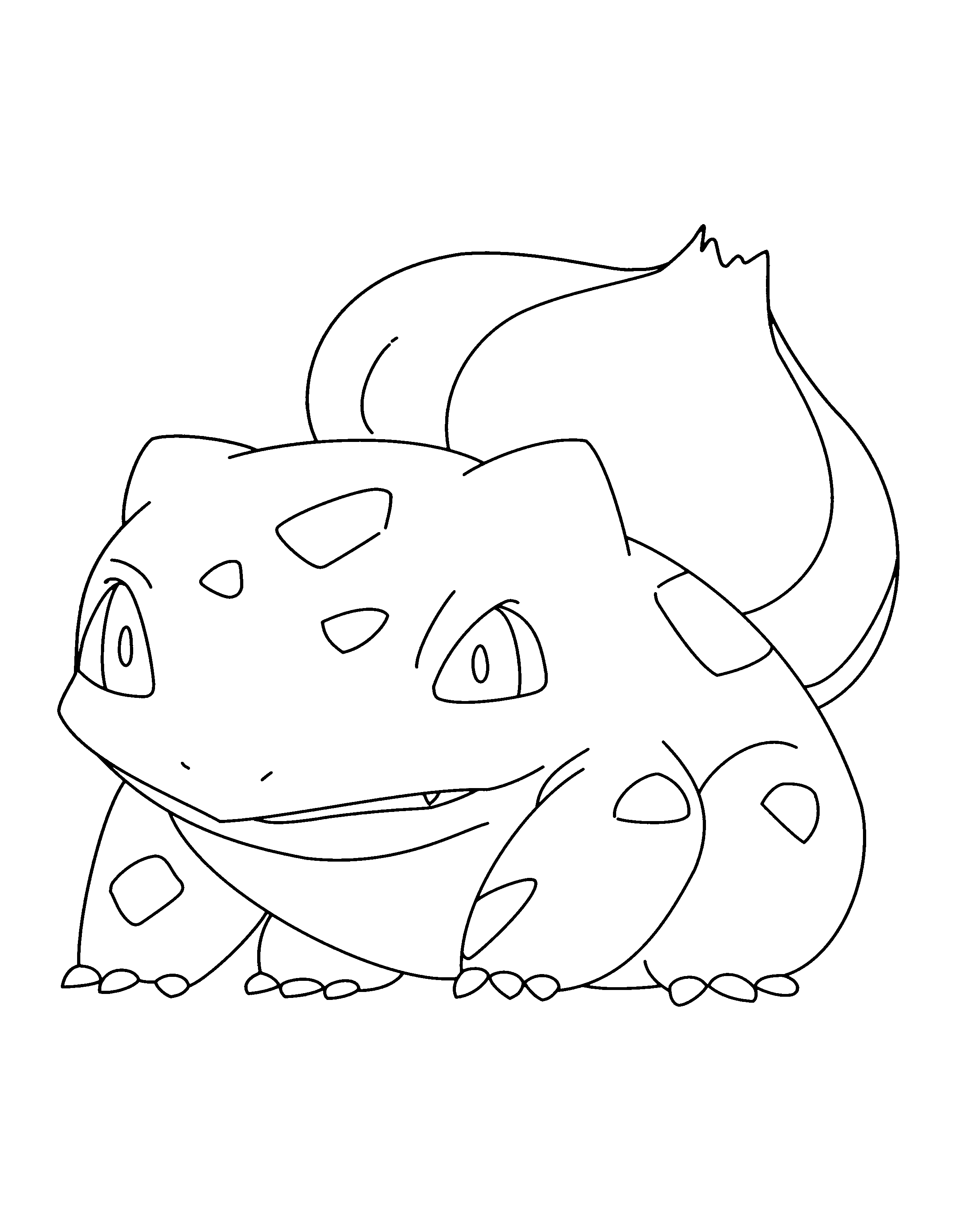 80 Printable Bulbasaur Pokemon Coloring Page 6