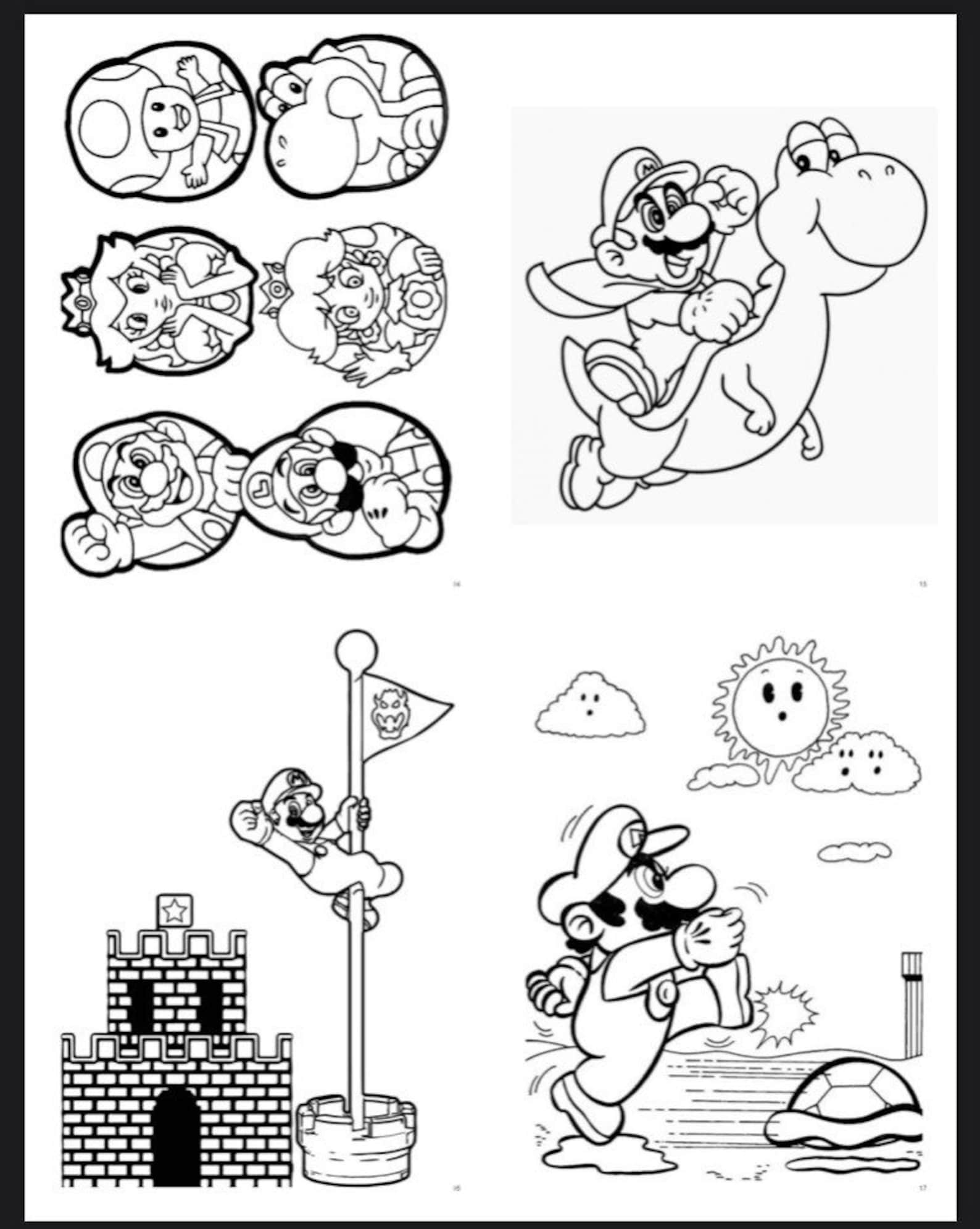 80 Printable Super Mario Coloring Book 41